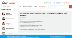 Desktop Screenshot of concours.vuibert.fr